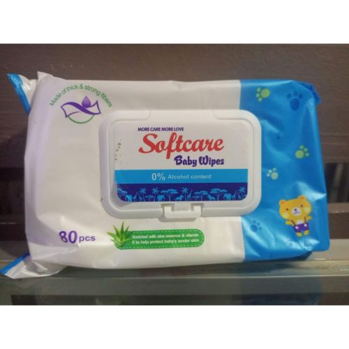 Lingette bébé Softcare pack 80