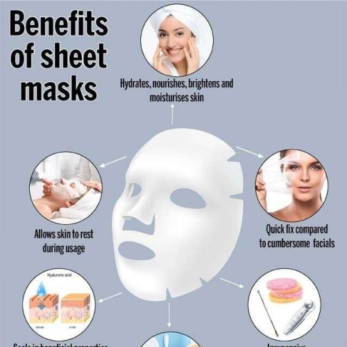 5 Masques tissus compressés-five sheets masks